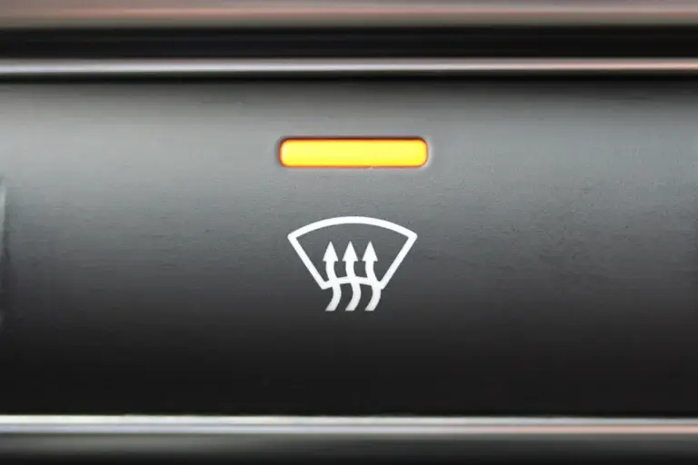 image of front demister button