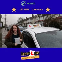 Alice - 13/01/2026 Image of recent passer with icons displaying first time pass with 2 minors