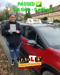 Danielle James passed his driving test with ZERO faults Danielle James passed his driving test with ZERO faults