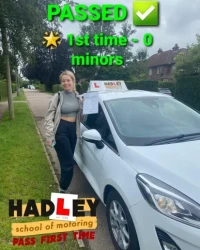 Jess passed his driving test with ZERO faults with PAIGE BLACKWELL Jess passed his driving test with ZERO faults with PAIGE BLACKWELL