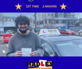 Sol - 11/12/2025 Image of recent passer with icons displaying first time pass with 2 minors