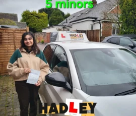 Serena Recent passer with icons highlighting they passed with 5 minors