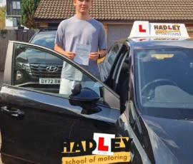 Jack (1st Time Passer) 01/08/2024 Recent passer with icons highlighting they passed first time with 3 minors