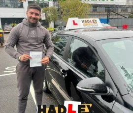 Jake (1st Time Pass) 14/10/2024 Recent passer with icons highlighting they passed first time with 4 minors