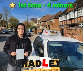 Mario (1st Time Pass) 04/04/2025 Recent passer with icons highlighting they passed first time with 4 minors