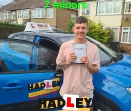 James Hatfield Recent passer with icons highlighting they passed with 7 minors