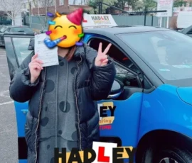 Jessie 1st time passer Recent passer with icons highlighting they passed first time with 4 minors