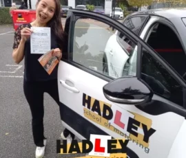 Anne 1st time passer Recent passer with icons highlighting they passed first time with 2 minors