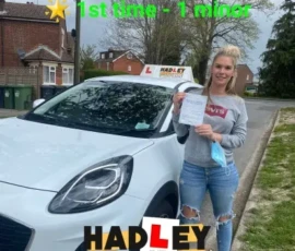 Terri (Chandlers Ford)
1st time passer Recent passer with icons highlighting they passed first time with 1 minor