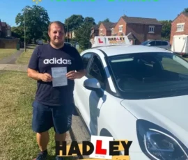 Frank 1st time passer Recent passer with icons highlighting they passed first time with 2 minors