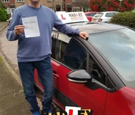 Andras 1st time passer Andras (Borehamwood) 1st time passer