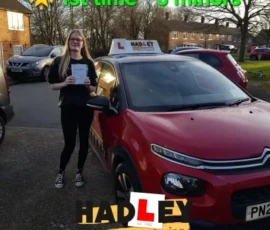 Lucy 1st time passer Lucy (Welwyn) 1st time passer