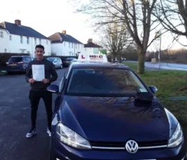 Dom (Colney Heath) Massive thanks to Paul, his instruction on how to drive made me learn quite easily. His sense of humour helped me stay calm, concentrated and confident throughout every lesson. Highly recommend to learn with Paul