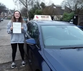 Lara 1st time passer Lara (Barnet) 1st time passer