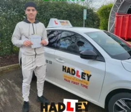 Ismail (Borehamwood) Recent passer with icons highlighting they passed with 2 minors