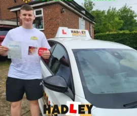 Josh 1st time passer Recent passer with icons highlighting they passed first time with 1 minor