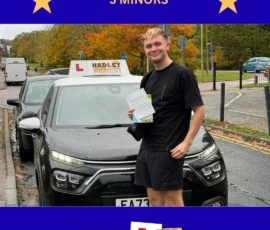 Bailey - 20/10/2025 Recent passer with icons highlighting they passed with 5 minors