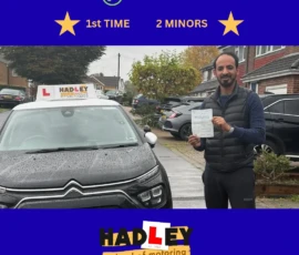 Nasir - 31/10/2025 Recent passer with icons displaying first time passer with 2 minors