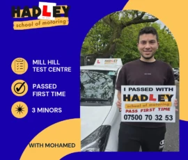 Ali - 21/04/2026 Image of recent passer with icons displaying first time pass with 3 minors with Mohamed